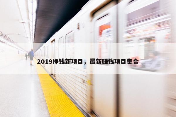 2019挣钱新项目，最新赚钱项目集合