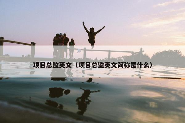 项目总监英文（项目总监英文简称是什么）